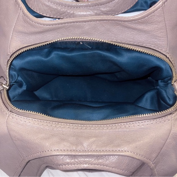 Coach Madison Maggie All Leather Hobo Style Shoulder Bag In Grey - Picture 16 of 16